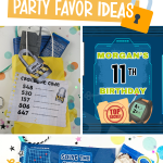 Escape room party favor ideas Pinterest image.