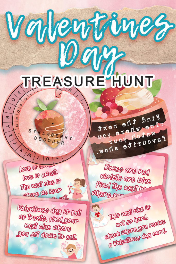 preview of valentines treasure hunt 1