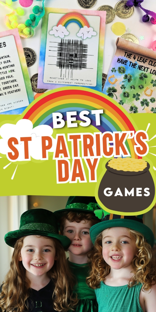 Fun family games for St Patrick's Day celebrations.