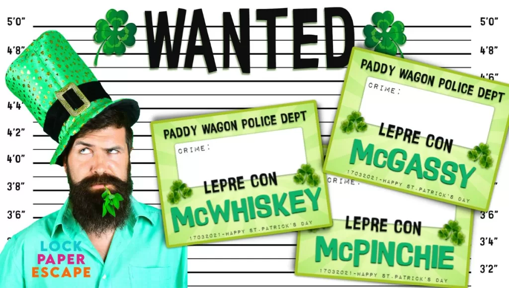 St. Patricks day photo booth