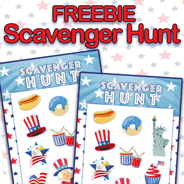 FREE Fourth of July Scavenger Hunt