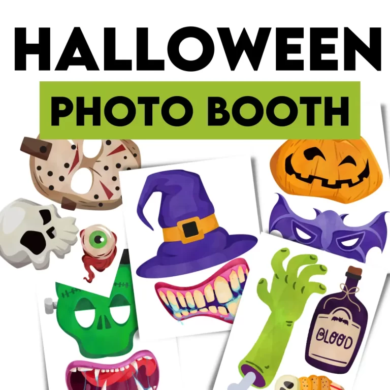 HALLOWEEN PHOTO BOOTH PROPS