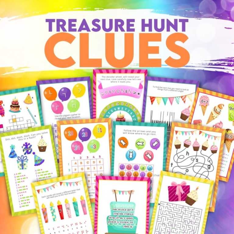 Birthday Treasure Hunt Ideas