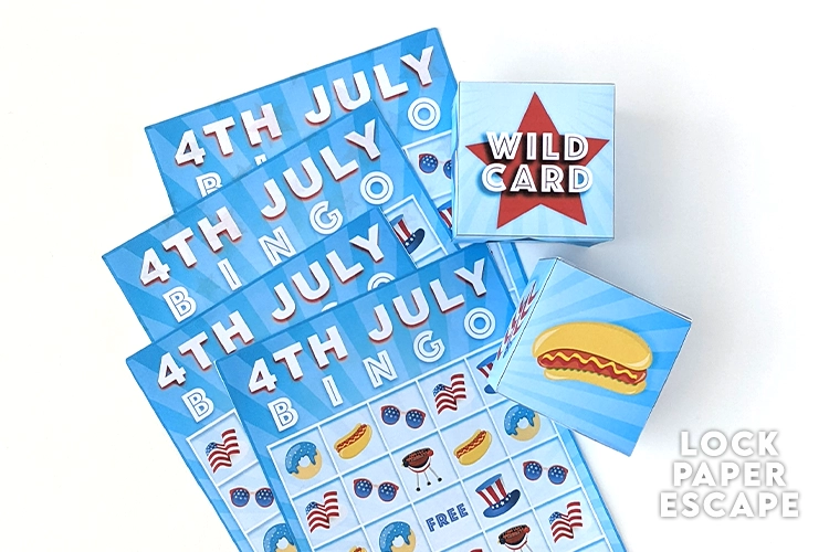 4th-July Bingo-Game-Printable