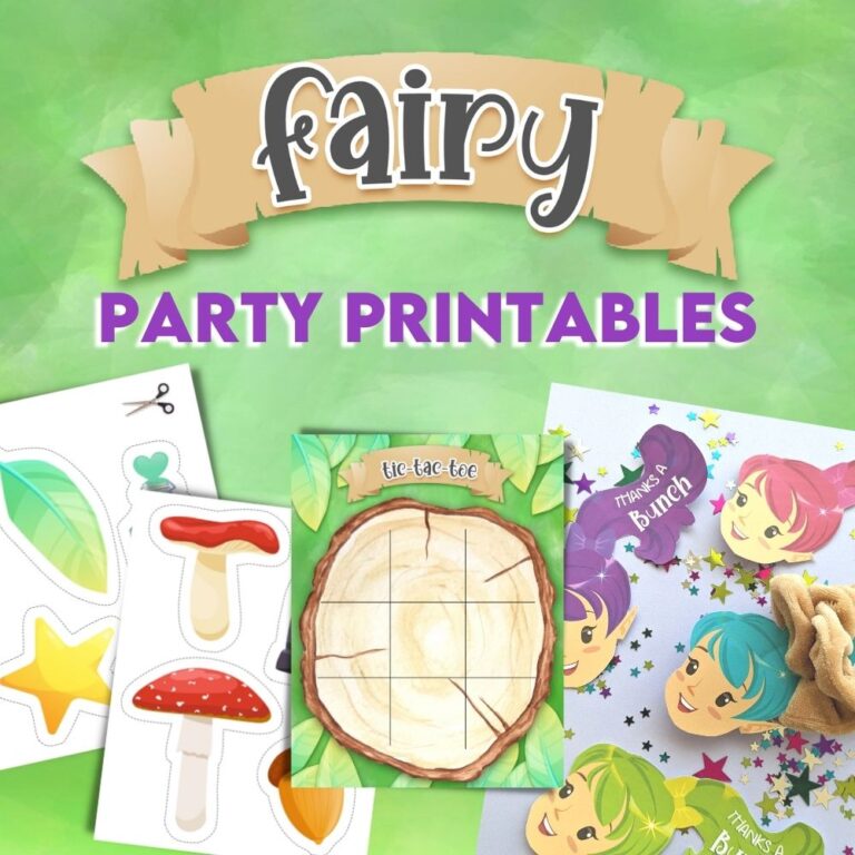 Fairy Party Printables