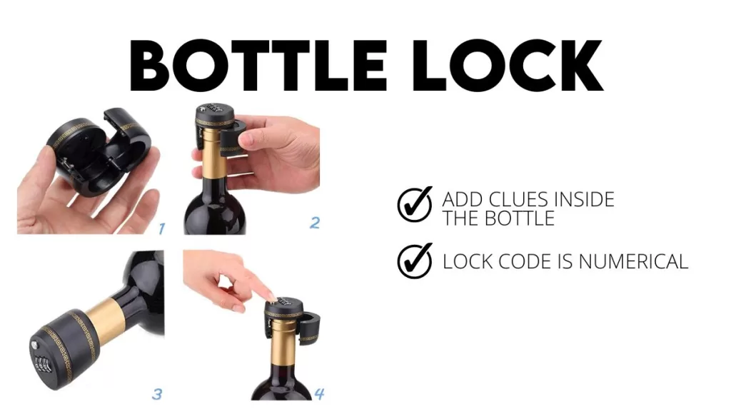Wine bottle lock