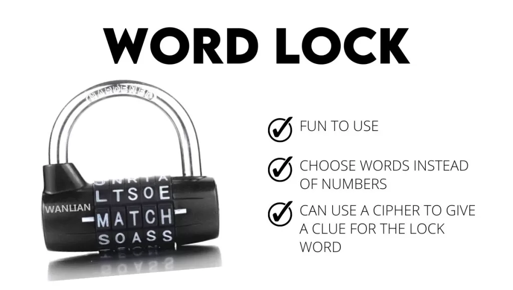 five letter word lock