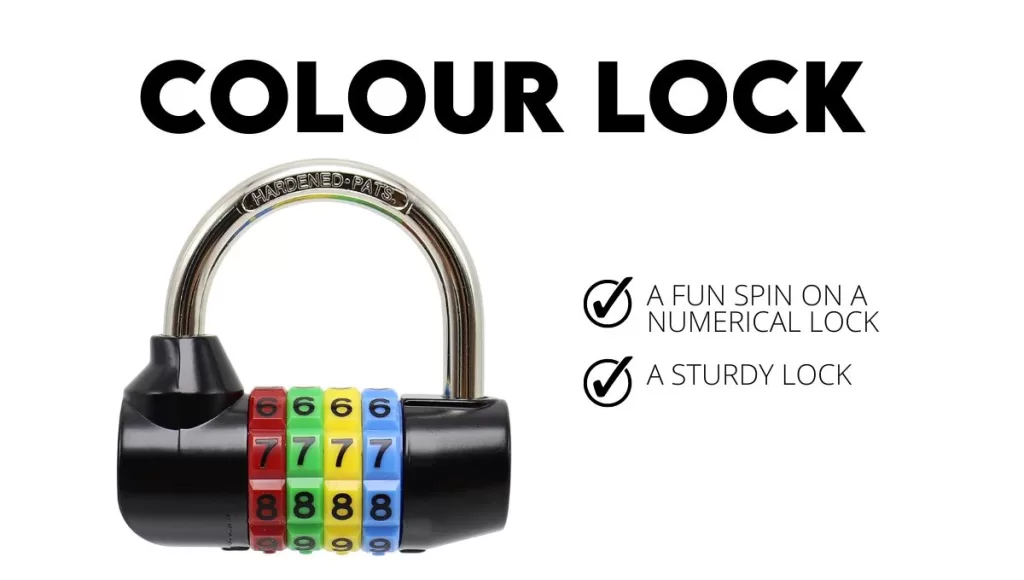 four digit colour lock