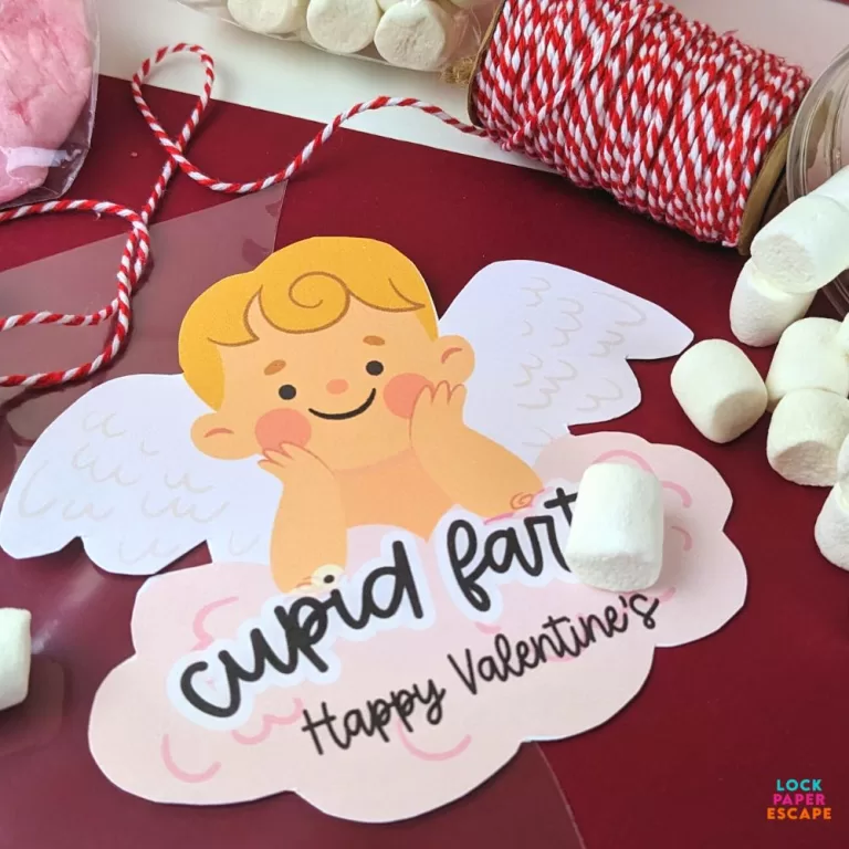 CUPID FARTS VALENTINES DAY TREAT TOPPER