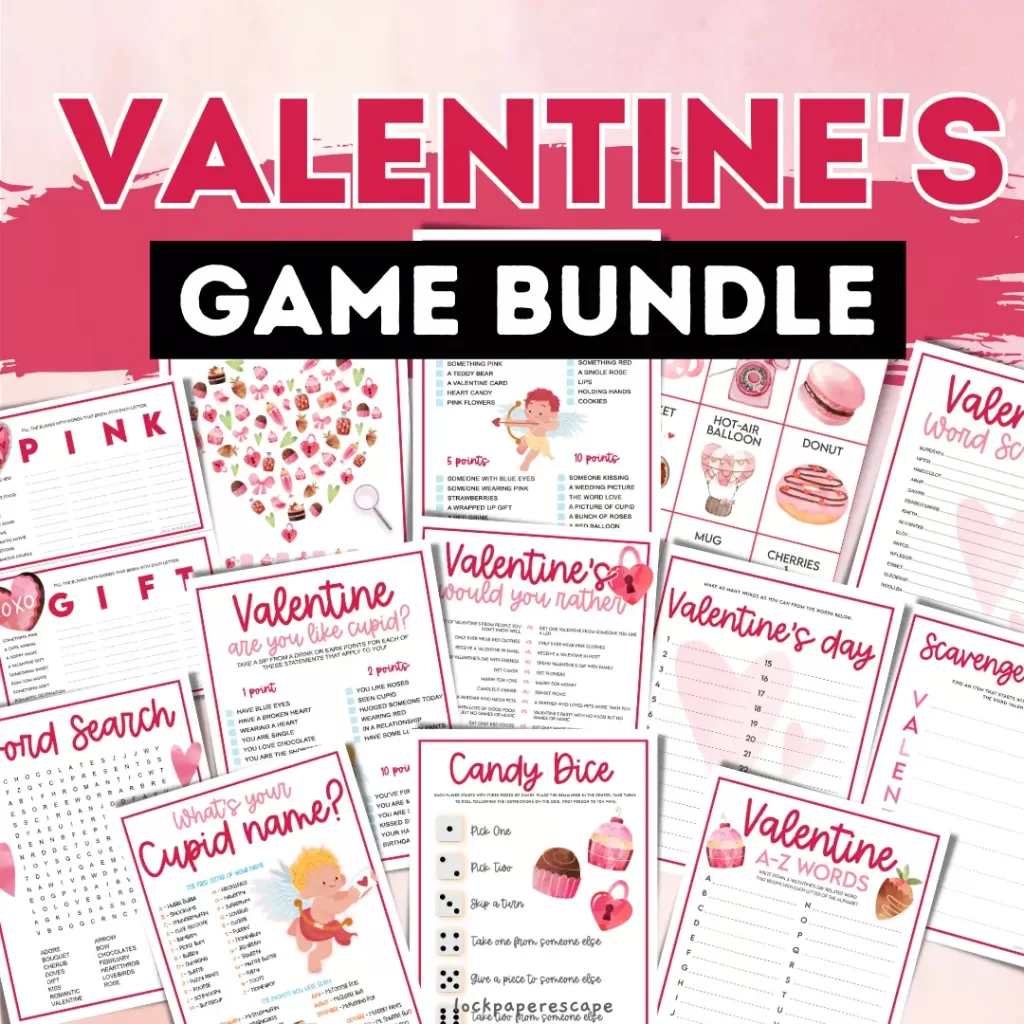 Valentines family party games