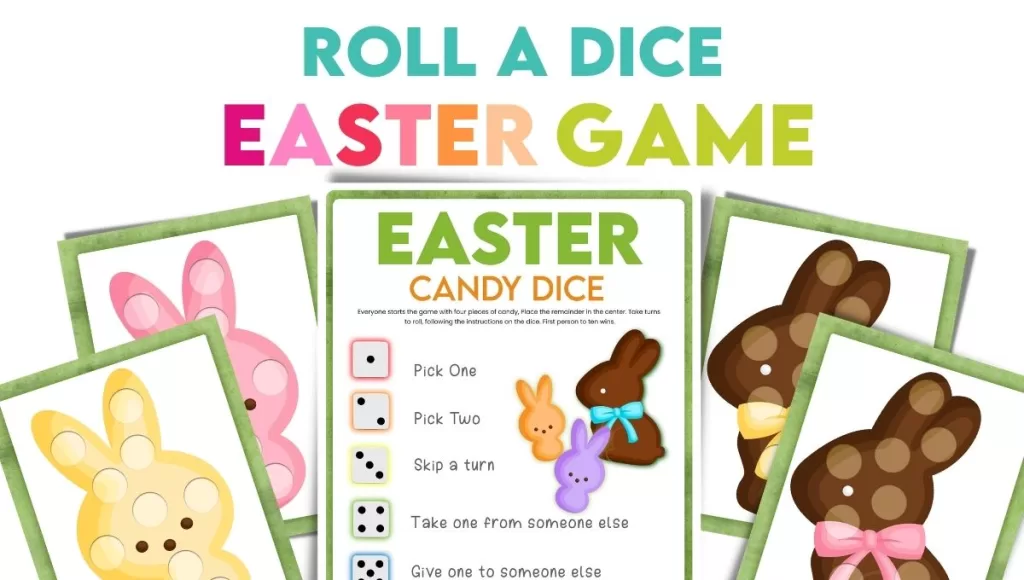 Easter Candy Dice game