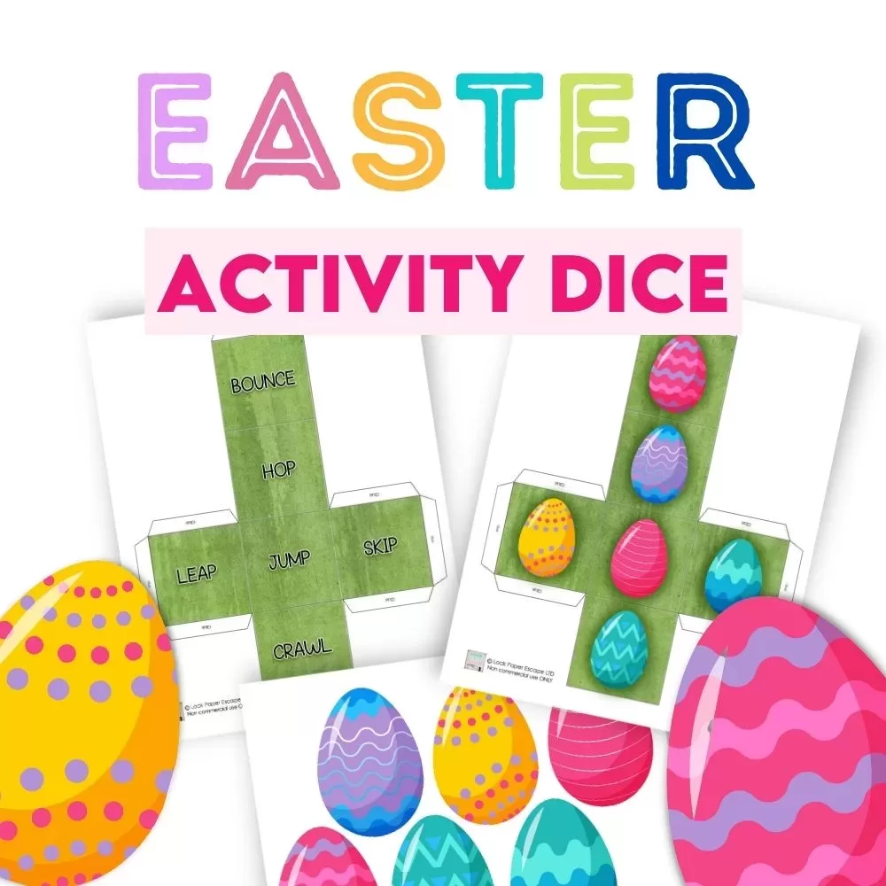 Get Ready for a Fun Easter with Activity Dice! - Lock Paper Escape