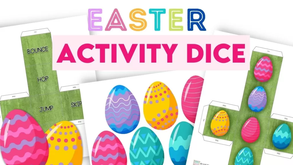 Fun Easter Activity Dice