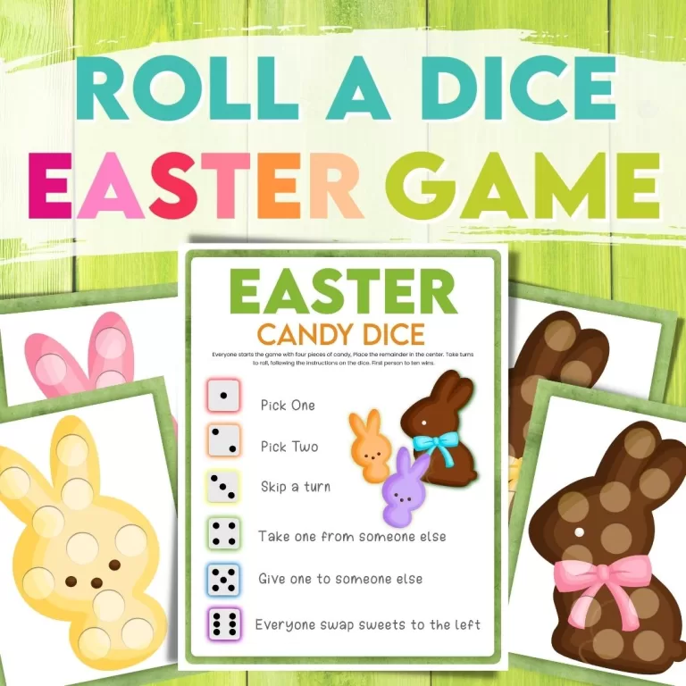 EASTER CANDY DICE GAME