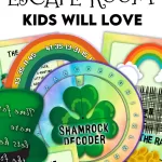 St. Patrick's day escape room escape room game material.