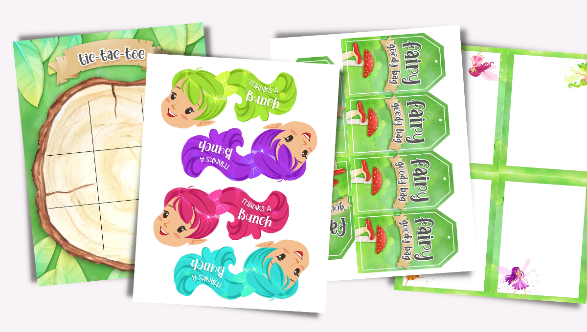 Fairy Party Printables - Lock Paper Escape