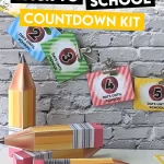 fun back to school activity kit with pencil gift box.
