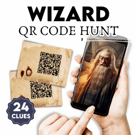 wizard QR code treasure hunt
