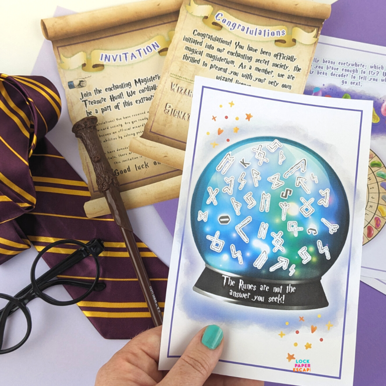A Wizard Treasure Hunt: A Puzzle-Based Game for Harry Potter Fans