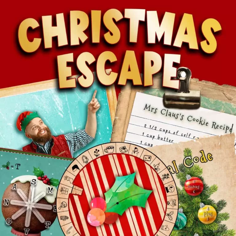 Printable Christmas Family Escape Room Game
