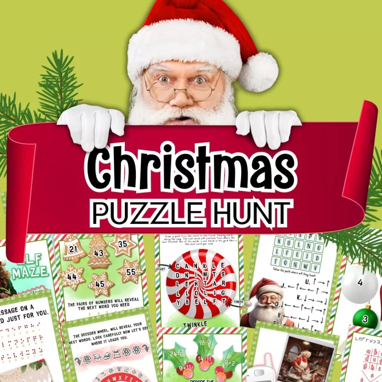 Christmas Puzzle Treasure Hunt