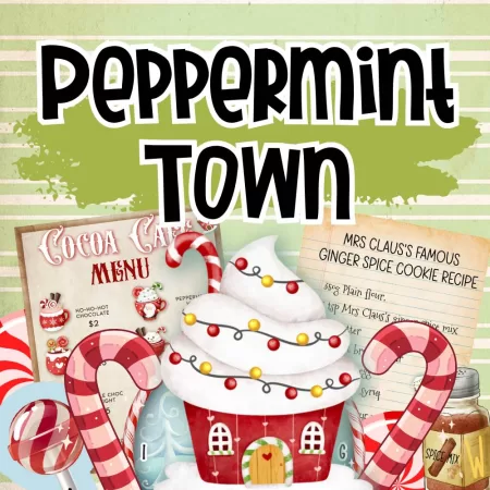 peppermint town Kids Christmas escape room game
