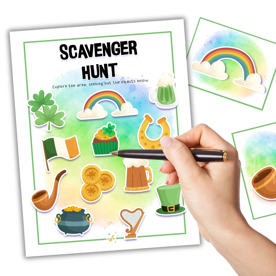 How to Organize a Kid's St. Patrick's Day Scavenger Hunt - Lock Paper ...