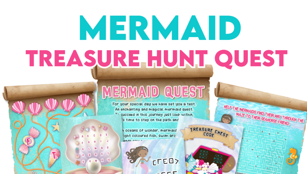 Mermaid Treasure Hunt Game