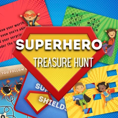 Superhero treasure hunt