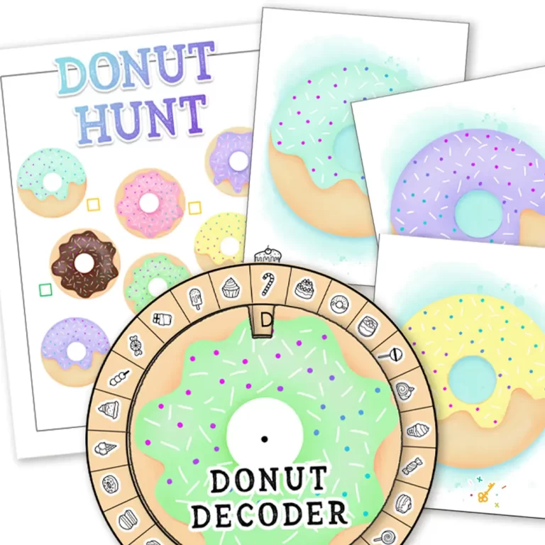 Free donut scavenger hunt game.