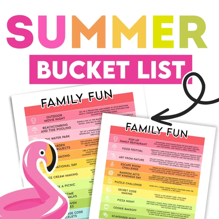 The Ultimate Summer Bucket List Ideas for Families