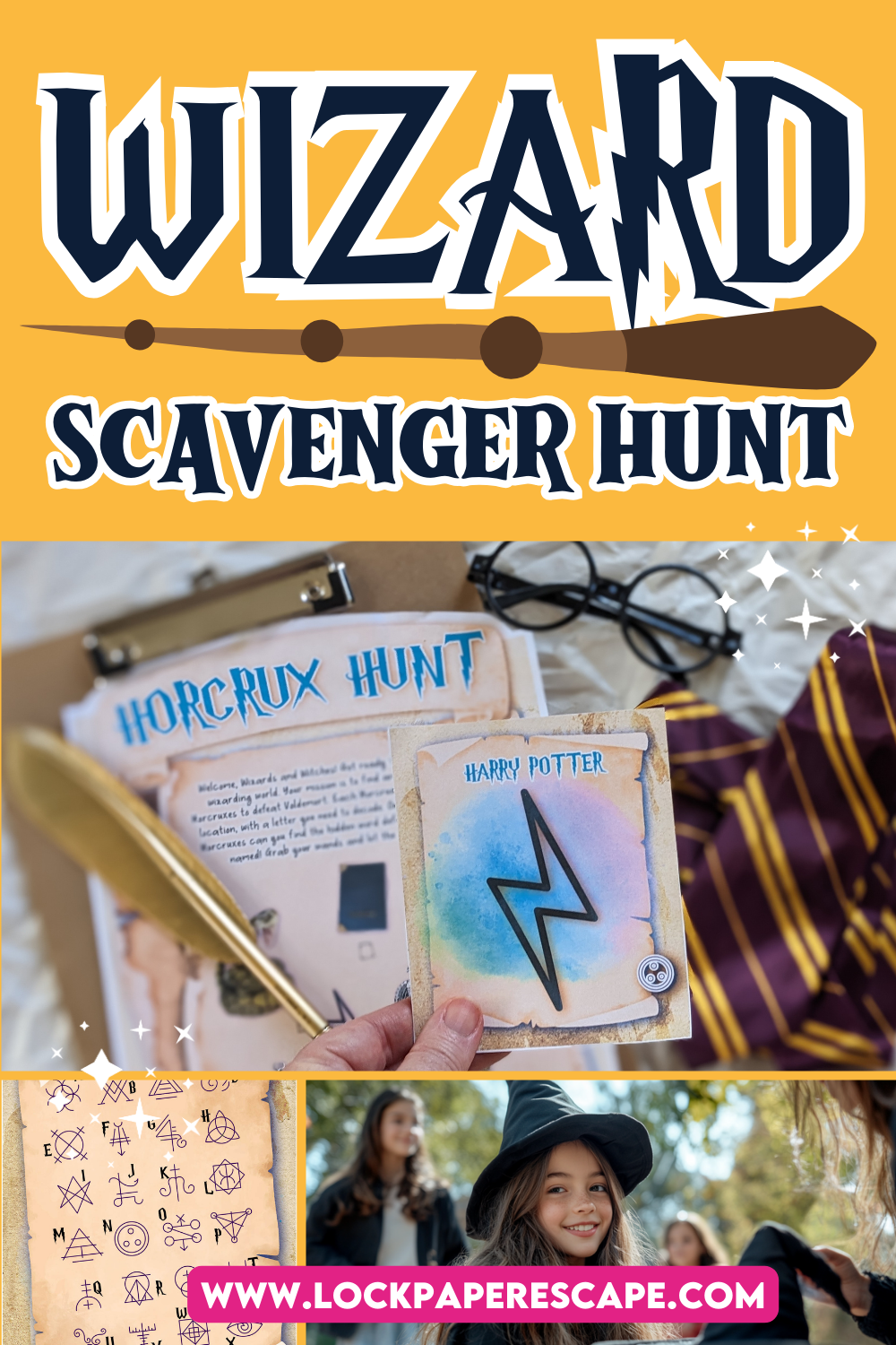 How to Plan a Harry Potter Horcrux Scavenger Hunt - Lock Paper Escape