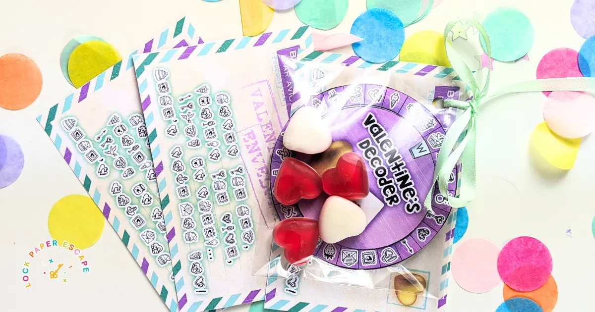 Easy printable Valentine's day class gift