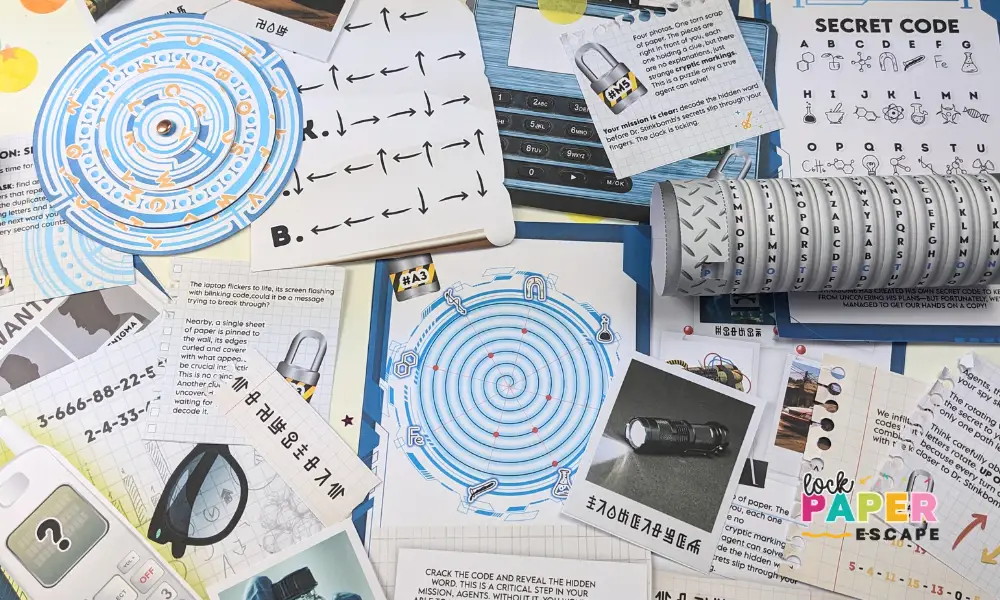 Ultimate Kids Spy Escape Room: Fun Party Game - Lock Paper Escape
