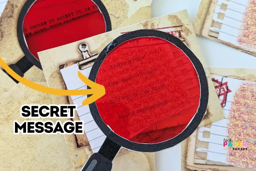 secret anaglyph message