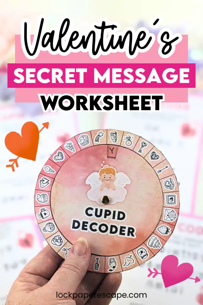A picture of a cupid decoder wheel.
