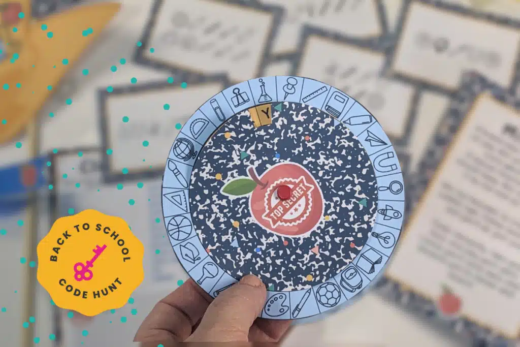 Back to school, top secret decoder wheel. 